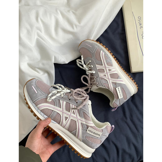 【YW】无忧购春季新款厚底增高百搭网面休闲运动鞋MIS-6904（3.7截单后3-7天发货) 商品图1