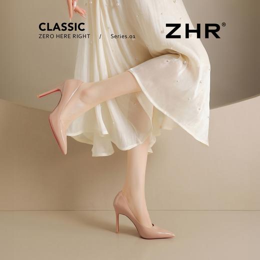 ZHR则则10cm超高跟细跟鞋女2026新款职业红底尖头高跟鞋气质百搭 商品图4