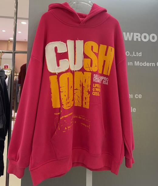 PNC字母印花加绒连帽卫衣51206 冬季 003624401121 商品图0