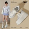 ZHR【7.5cm】则则厚底水钻小白鞋女2026春新款轻便百搭增高休闲鞋 商品缩略图1