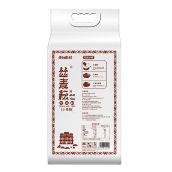 丝麦耘面粉5斤全麦粉 新疆面粉纯粗粮粉 含麦麸小麦芯粉 绿色食品 /粮油调味 /面粉 /通用粉 商品图3