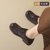 ZHR头层羊皮英伦单鞋2026新款乐福鞋系带黑色小皮鞋百搭通勤女鞋 商品缩略图9