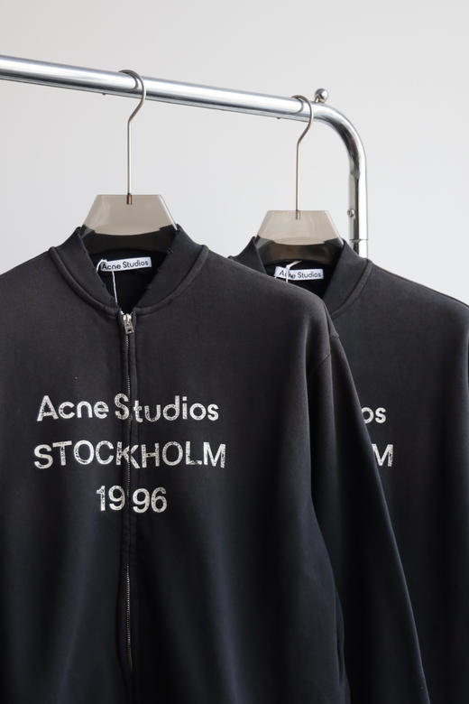 特价 @CNE1996 做旧破洞喷墨拉链夹克外套 WT974 商品图1