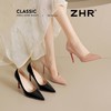 ZHR则则10cm超高跟细跟鞋女2026新款职业红底尖头高跟鞋气质百搭 商品缩略图6