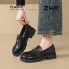 ZHR则则复古抓皱平底乐福鞋2026春季新款轻便百搭舒适通勤小皮鞋 商品缩略图1