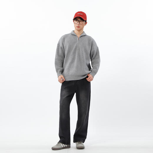 高领拉链套头毛衣-纪念日百货门店同款169450488 商品图2