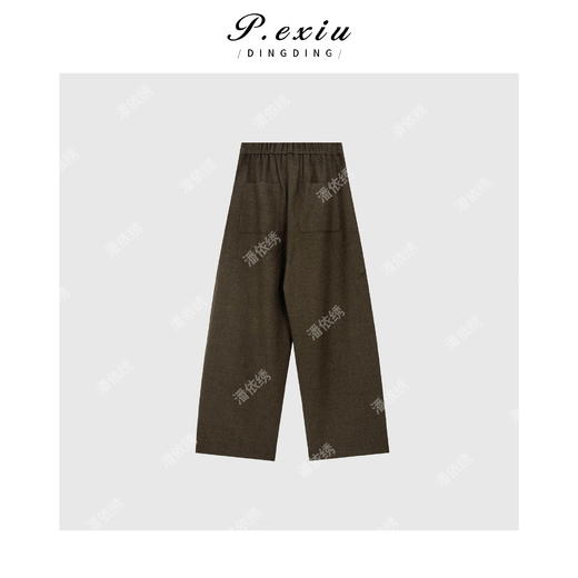 04-2潘依绣丁丁宠粉极简氛围感长裤休闲裤Q17450 商品图1