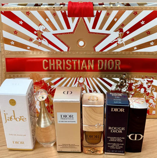 迪奥新年礼 热乎的Dior新年礼：真我香氛+烈艳蓝金唇膏720缎光+花秘小粉钻精华 商品图2