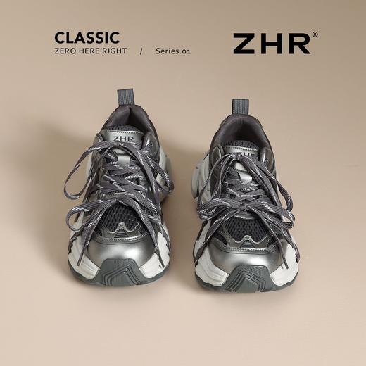 【6.5cm】ZHR星芒厚底老爹鞋女百搭内增高鞋2026新款透气运动鞋女 商品图1