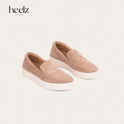 【法兰克乐福】heelz设计师鞋履 ｜羊翻毛皮编织厚底乐福鞋4公分 商品图1