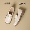 ZHR则则复古抓皱平底乐福鞋2026春季新款轻便百搭舒适通勤小皮鞋 商品缩略图9