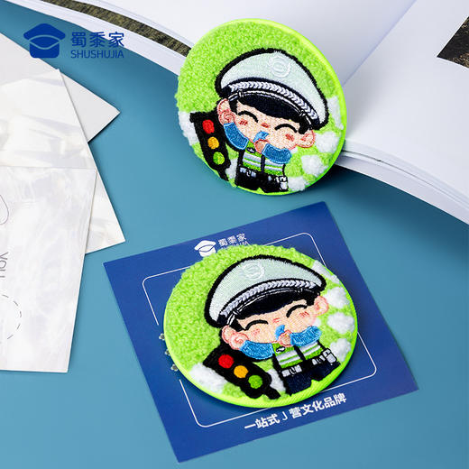 【毛绒刺绣冰箱贴】创意日用磁吸贴毛绒挂饰蜀黍元素冰箱贴礼盒装礼物 商品图8