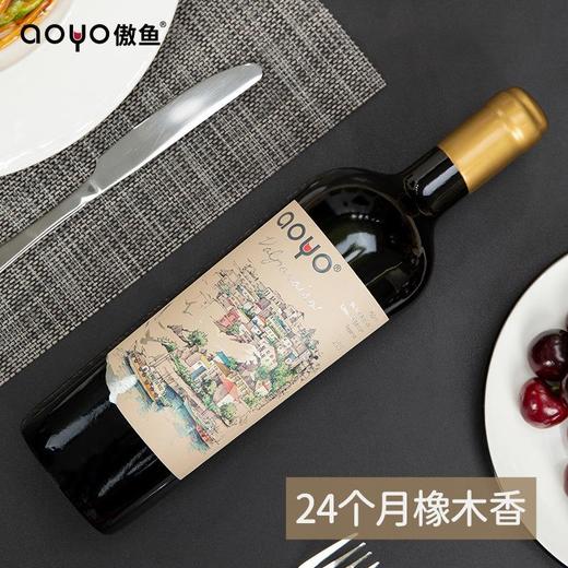 傲鱼智利原装原瓶进口红酒天堂之城红葡萄酒整箱礼盒装 商品图1