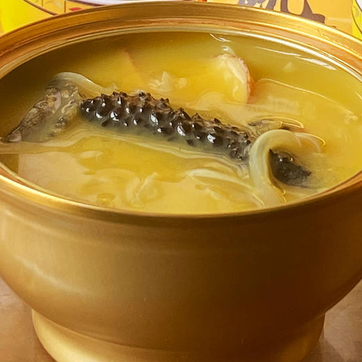 【新鲜到家！正宗金汤福跳墙】宫廷金碗 浓郁鲜香 加热即食 口感劲道 跳墙海鲜鲍鱼海参干货干贝熟食开袋即食佛 商品图1