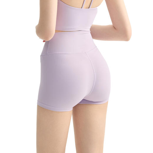 【3~5天发货】跃牌【美度空间】系列 亲肤裸感瑜伽短裤女高腰提臀运动健身热裤DK62005 商品图2