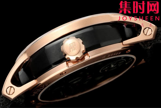 APP爱彼 Code 11.59 飞行陀飞轮系列 男士腕表 搭载高端定制手动陀飞轮机械机芯，推出两款全新款式，配备精致闪亮的表盘「砂金石珐琅表盘」 商品图6