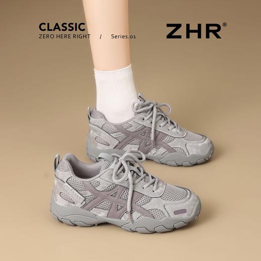 ZHR复古内增高老爹鞋2026春季新款小个子轻便百搭运动休闲鞋女鞋 商品图9