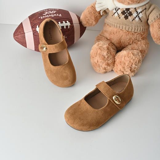 经典鲨2026年春专柜新品复古百搭圆头魔术贴软底勃肯单鞋女KW390-617021 商品图5