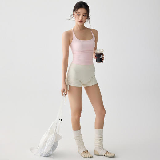 【3~5天发货】跃牌【美度空间】系列 抽绳裤瑜伽短裤跑步健身瑜伽裤女DK62004 商品图3