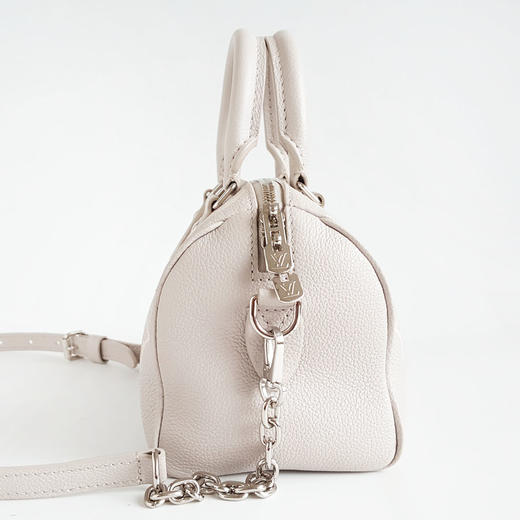 【95新】LV路易威登Speedy系列M14207灰紫色全皮压纹Speedy 20手提单肩包女士060226HS25 商品图4