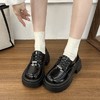 【YW】无忧购英伦风厚底小皮鞋女春季新款复古百搭系带增高单鞋H9272（3.1截单后3-7天发货) 商品缩略图3