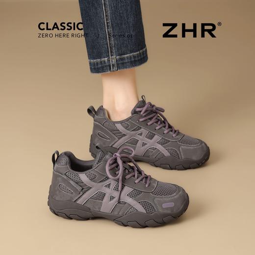 ZHR复古内增高老爹鞋2026春季新款小个子轻便百搭运动休闲鞋女鞋 商品图8