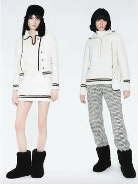 CH-S 25N 拉绒圈圈纱开衫/套头/半裙