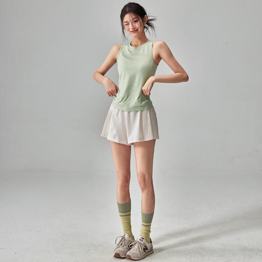 【3~5天发货】跃牌【美度空间】系列 无缝透气胸线无袖瑜伽背心女BX62002 商品图3