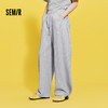 森马休闲裤男夏季宽松阔腿针织裤2026新款显高显瘦菱形格垂顺长裤 商品缩略图1
