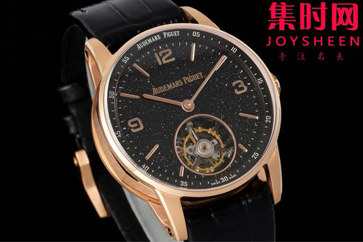 APP爱彼 Code 11.59 飞行陀飞轮系列 男士腕表 搭载高端定制手动陀飞轮机械机芯，推出两款全新款式，配备精致闪亮的表盘「砂金石珐琅表盘」 商品图2