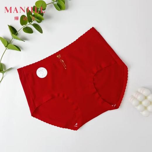 【商场同款】熳洁儿 新年红品内裤纯棉女士内裤25702192/25702195 商品图1