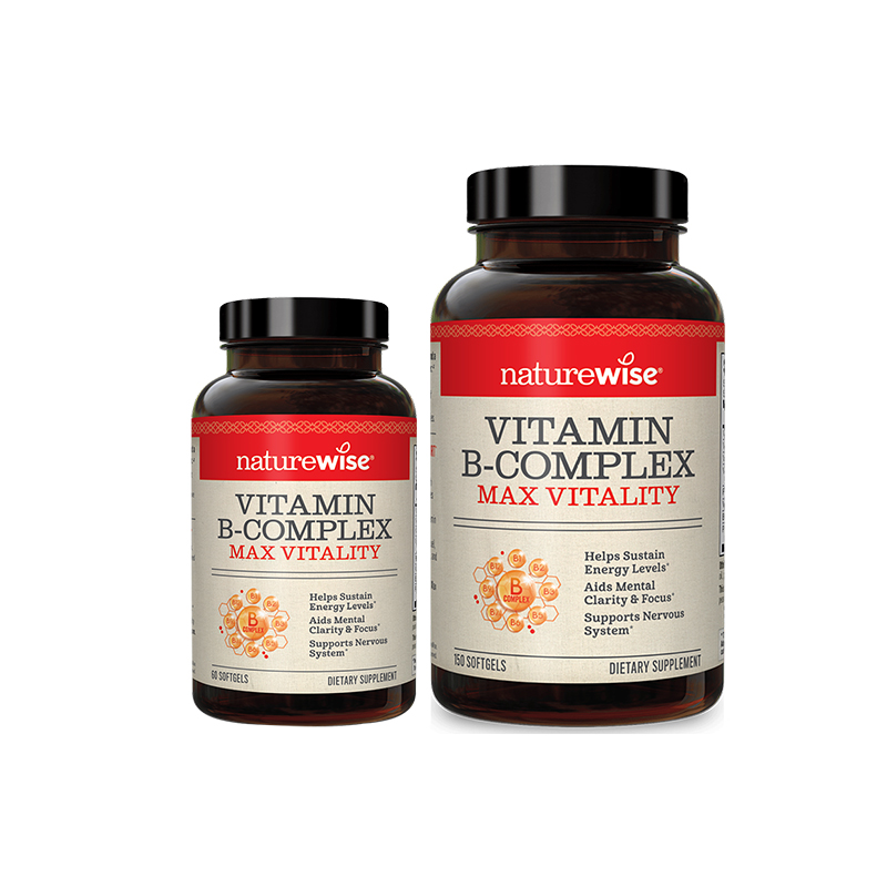【🔥买2赠1】Naturewise牌B族维生素 60粒/150粒