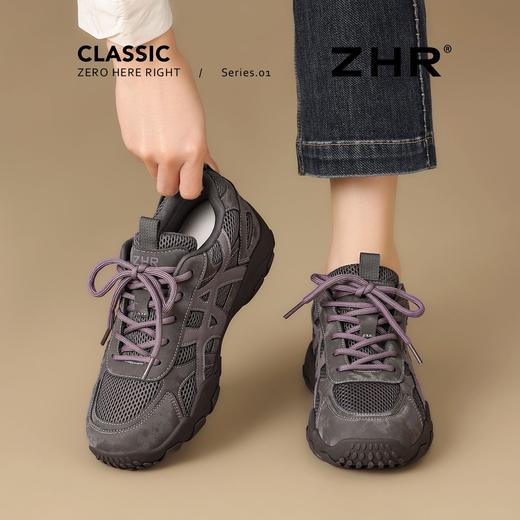 ZHR复古内增高老爹鞋2026春季新款小个子轻便百搭运动休闲鞋女鞋 商品图6