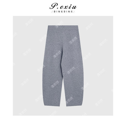 04-2潘依绣丁丁宠粉羊-毛侧单杠毛织弯刀裤 Q6763 商品图1