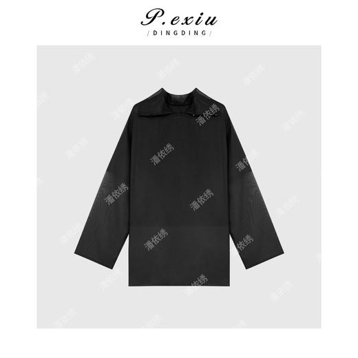 04-2潘依绣丁丁宠粉慵懒神秘感网纱两件套上衣 Q45047 商品图0