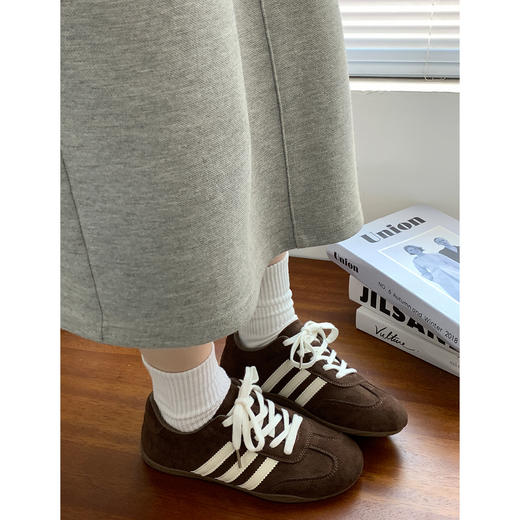 【YW】无忧购春季新款平底百搭三道杠时尚舒适运动休闲女鞋MIS-6553（3.7截单后3-7天发货) 商品图3