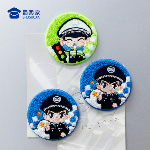 【毛绒刺绣冰箱贴】创意日用磁吸贴毛绒挂饰蜀黍元素冰箱贴礼盒装礼物 商品图5