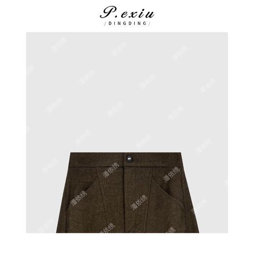 04-2潘依绣丁丁宠粉极简氛围感长裤休闲裤Q17450 商品图2