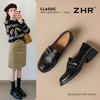 ZHR则则复古手抓纹百搭平底乐福鞋2026春季新款轻便舒适气质单鞋 商品缩略图0