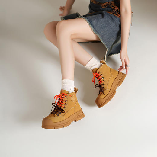 【品牌补贴79元】卓诗尼马丁靴百搭短靴大黄靴 商品图3