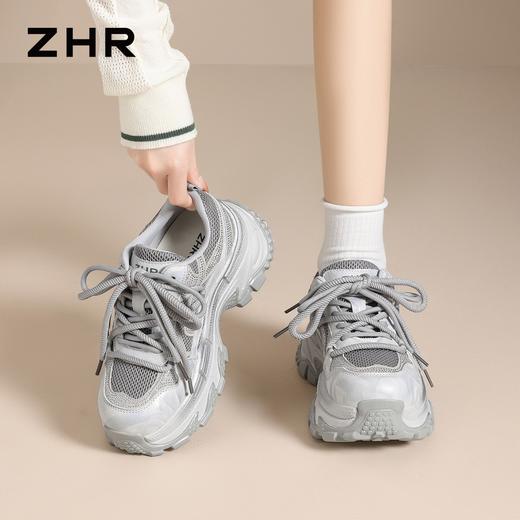 ZHR则则厚底老爹鞋女2026春季新款增高鞋巨好看运动鞋百搭休闲鞋 商品图7