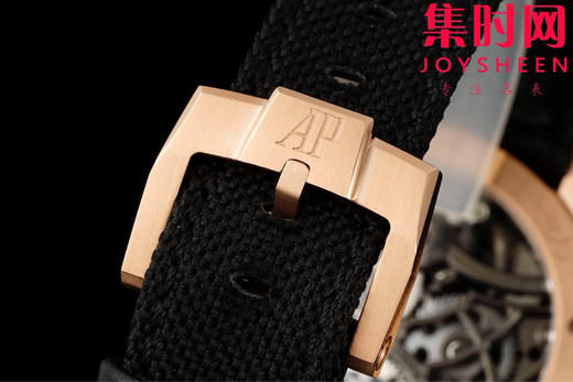 APP爱彼 Code 11.59 飞行陀飞轮系列 男士腕表 搭载高端定制手动陀飞轮机械机芯，推出两款全新款式，配备精致闪亮的表盘「砂金石珐琅表盘」 商品图5