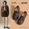 ZHR真皮山茶花英伦风小皮鞋2026春季新款通勤女鞋百搭单鞋乐福鞋 商品缩略图3