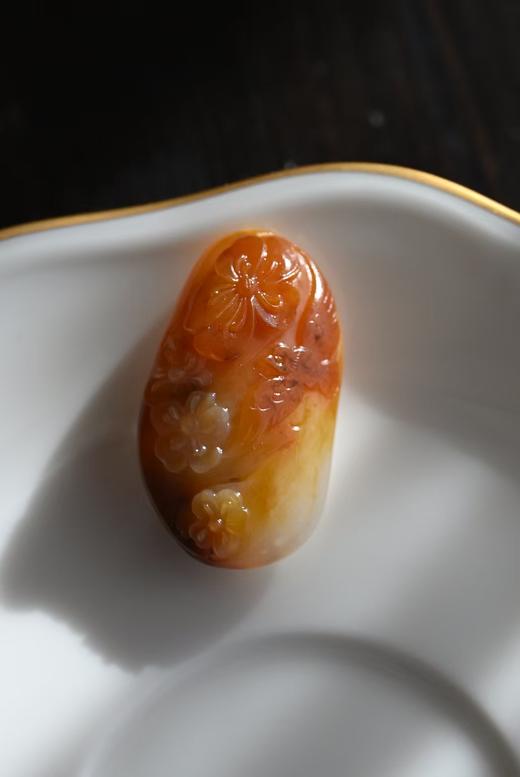 春日·喜上眉梢红皮独籽吊坠【 嘉石2630】 商品图7