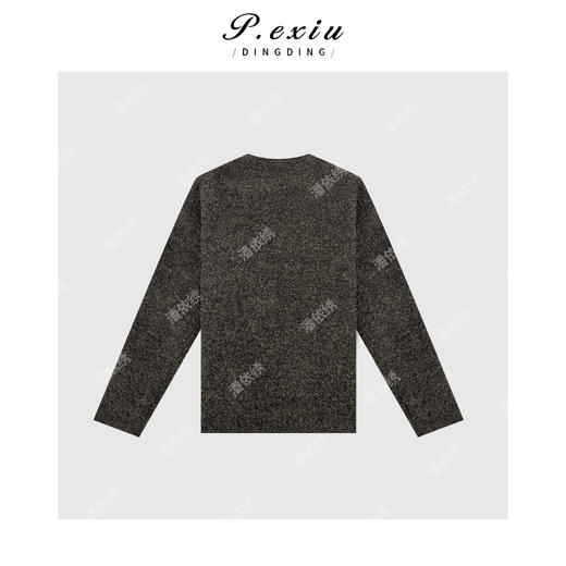 A008潘依绣丁丁宠粉圈圈毛极简气质圆领毛衣 Q5681 商品图1