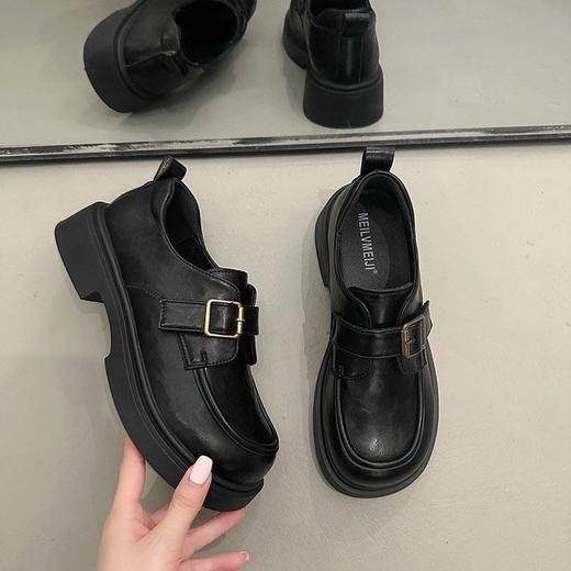 【YW】无忧购英伦风百搭基础款乐福鞋女复古皮鞋女单鞋5801（3.1截单后3-7天发货) 商品图3