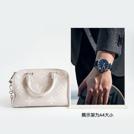 【95新】LV路易威登Speedy系列M14207灰紫色全皮压纹Speedy 20手提单肩包女士060226HS25 商品图8