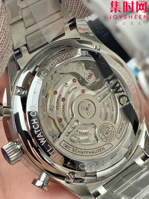 ZF万国葡萄牙计时系列 ZF葡计钢带款 V2版透底款 葡计背透款 丹东7750机 男士腕表 商品图3