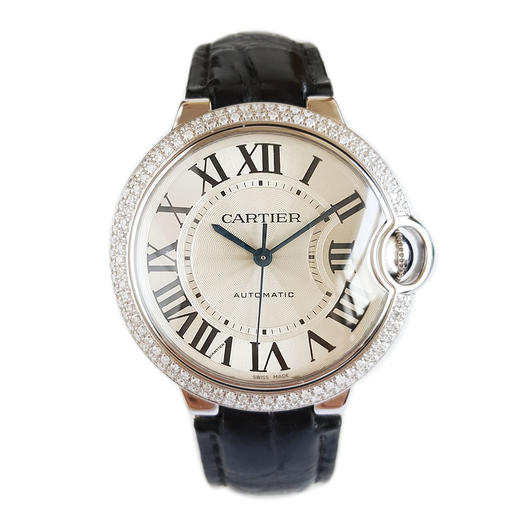 【95新】CARTIER 卡地亚W6920046自动机械机芯36MM（中性款）蓝气球系列后镶钻石表圈140126NJ29 商品图0
