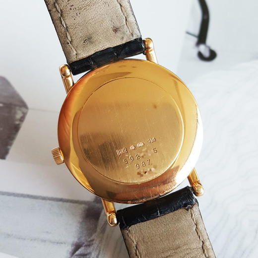 【9新】CHOPARD 萧邦163154手动机械机芯33.6MM（女款）CLASSIC系列18K黄金；后镶钻石表圈070226JJ13 商品图6